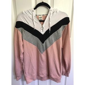 Multicolor PINK Victoria Secret Hoodie